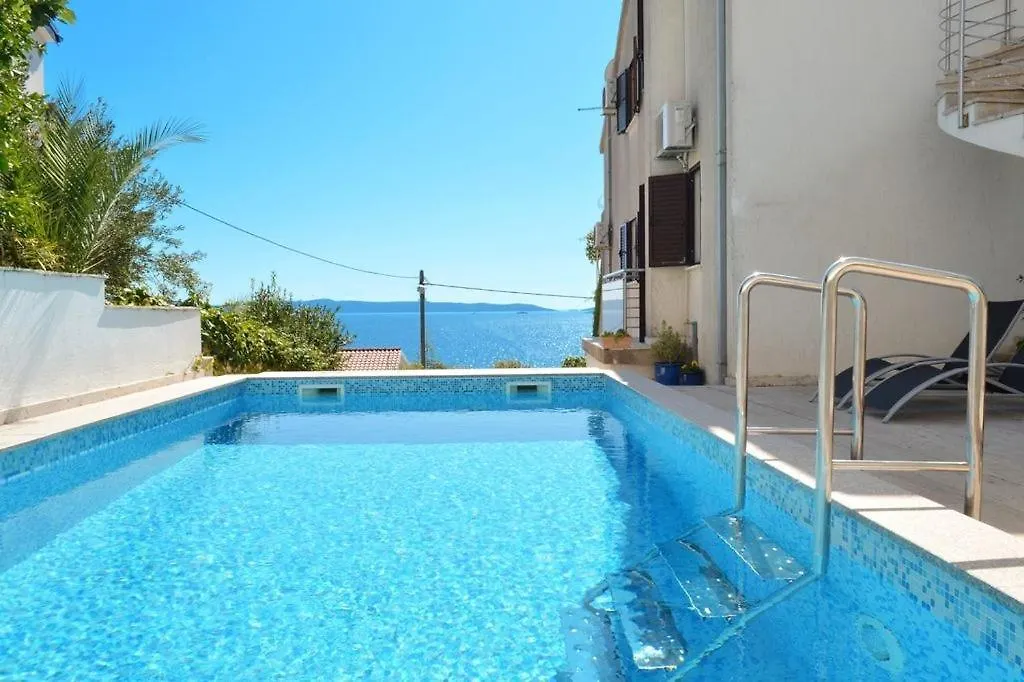 Apartment In Seget Vranjica With Sea View, Balcony, Air Conditioning, Wifi 91-2 Croatia
