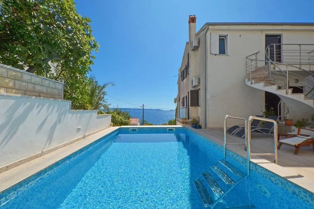 Apartment In Seget Vranjica With Sea View, Balcony, Air Conditioning, Wifi 91-2 0*,  Croatia